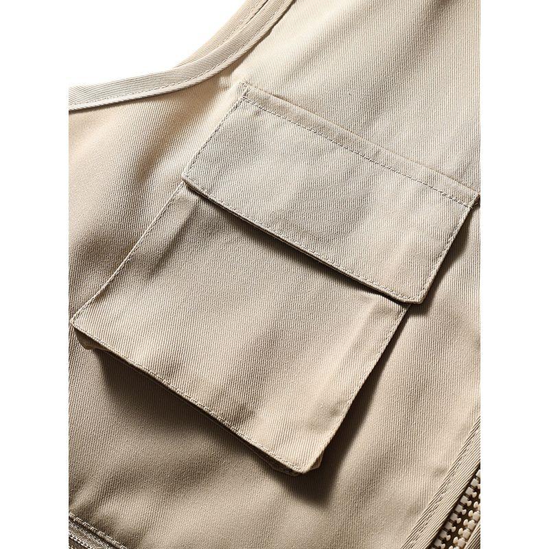 Fishing Vest Men's Lian Hang Outdoor Hiking Function Lure Multi-Functional Tactical Vest Men Parka Photography Vest