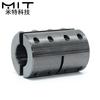 MIT Steel Couplings,Separate Type Bolt Fixed Coupler,High Torque Connector,Extended Clutch, Servo Clamp Shaft Joint Dia6/8/10/12