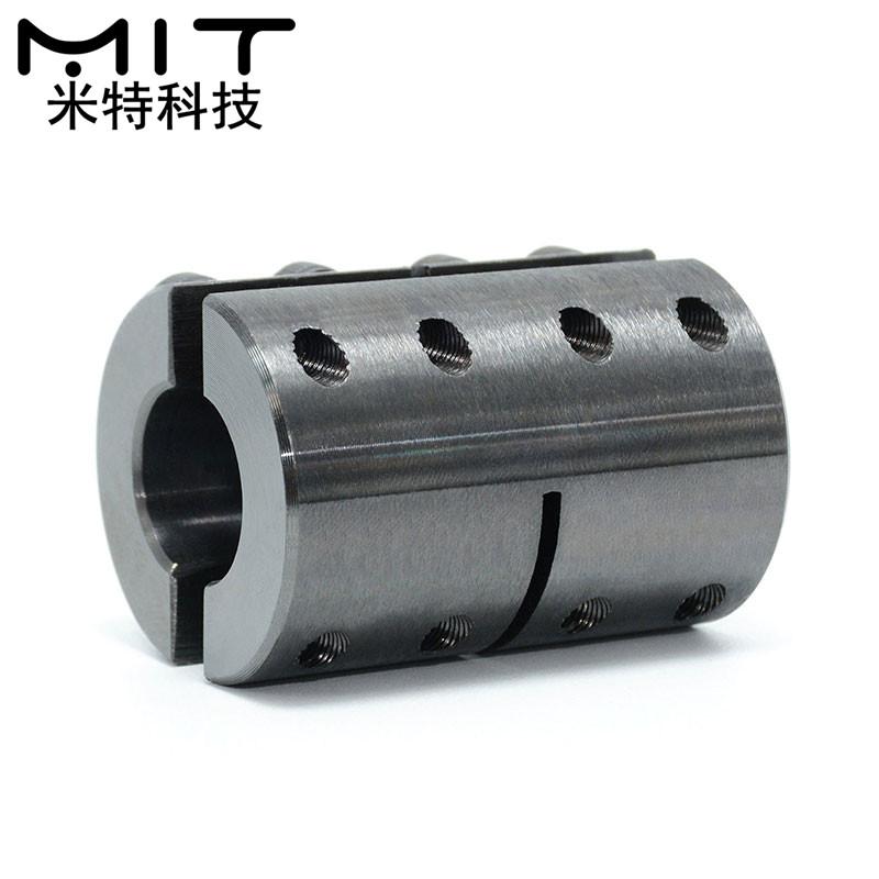 MIT Steel Couplings,Separate Type Bolt Fixed Coupler,High Torque Connector,Extended Clutch, Servo Clamp Shaft Joint Dia6/8/10/12
