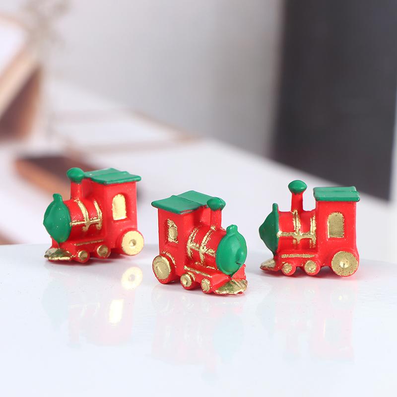 1Pcs 1:12 Dollhouse Miniature Mini Small Train Model Decor Accessories Toys