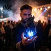Accessorio Palla di Fuoco Realistica, Oggetto di Scena Galleggiante, Fiamma Luminosa a LED, Oggetto di Scena Portatile per Halloween, Cosplay, Decorazione Luminosa Alimentata a Batteria, Luce da Palco