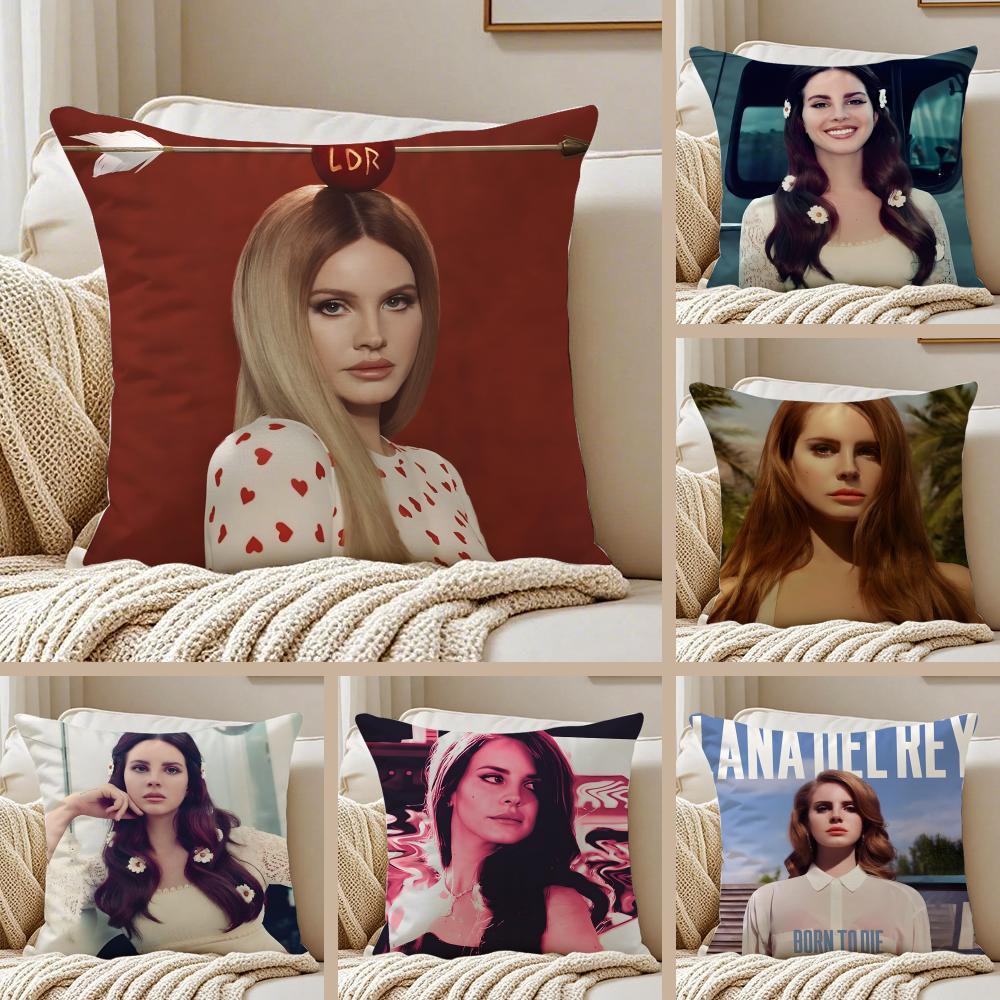 Pop American Beautiful Singer LLana Del Cushion Cover Pillowcase Antidustmite Living Room Sofa Decor Cushion Room