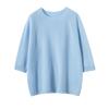 Cashmere Knit Five-Sleeve Women's Round Neck Short Sleeve Vest