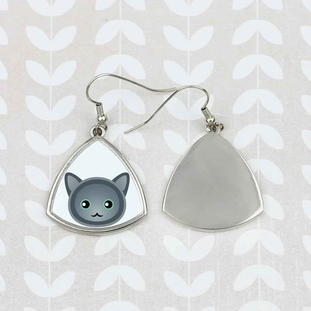 Nebelung - Art-Dog markasından zarif metal küpeler