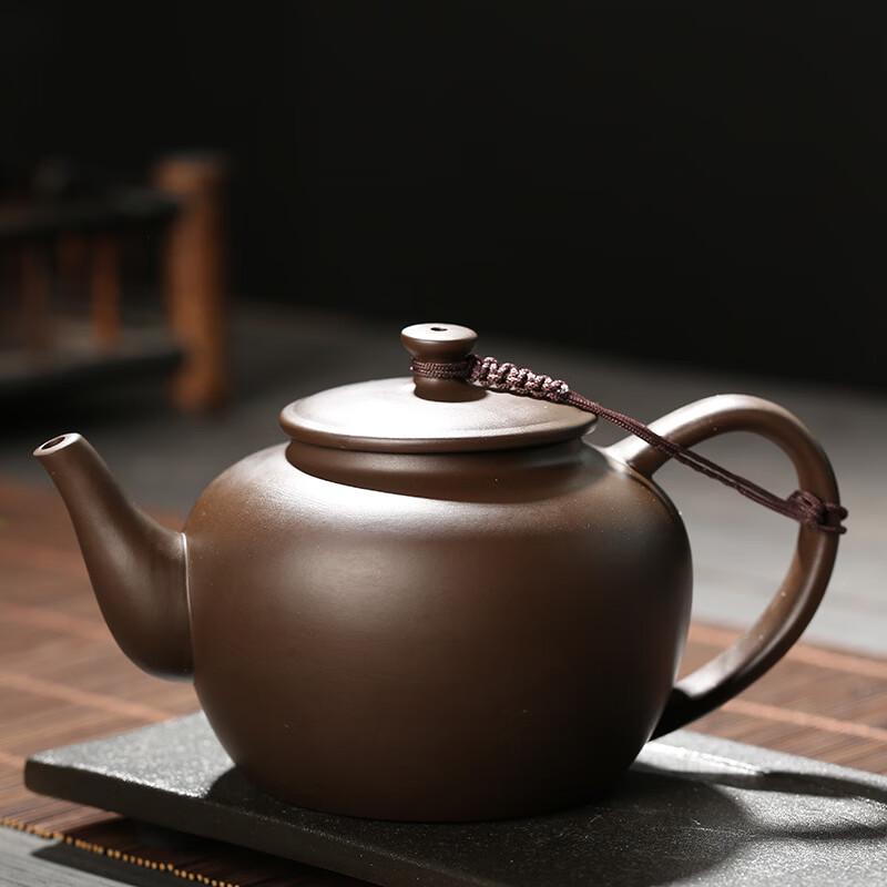 Vermillion Clay Xishi Zisha Teapot