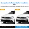 For Polo    Front Bumper Fog Light Eyebrows Spoiler Decorative Trim