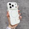 New Model Pure Color Liquid for  Magnetic Wireless Charge Case for For Iphone 17 16 15 14 13 Pro Max Lens Protector Cover