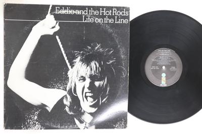 LP Record EDDIE & THE HOT RODS - Life On The Line ILPS9509 ISLAND 1977 US Rock Used