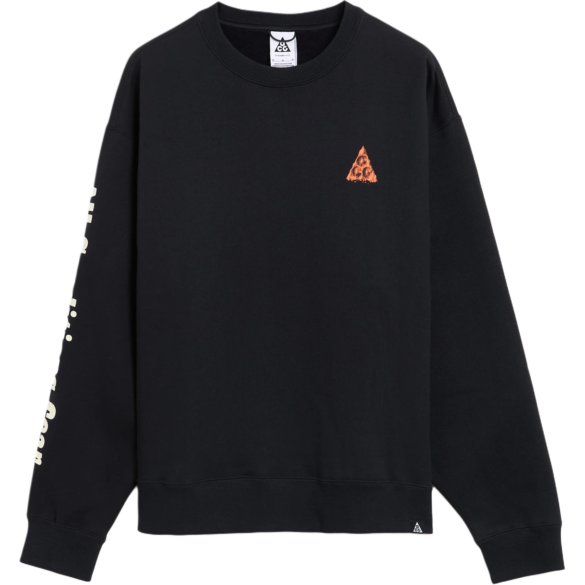 Nike Acg Fleece Crewneck Sweatshirt HV1119-010 2XL