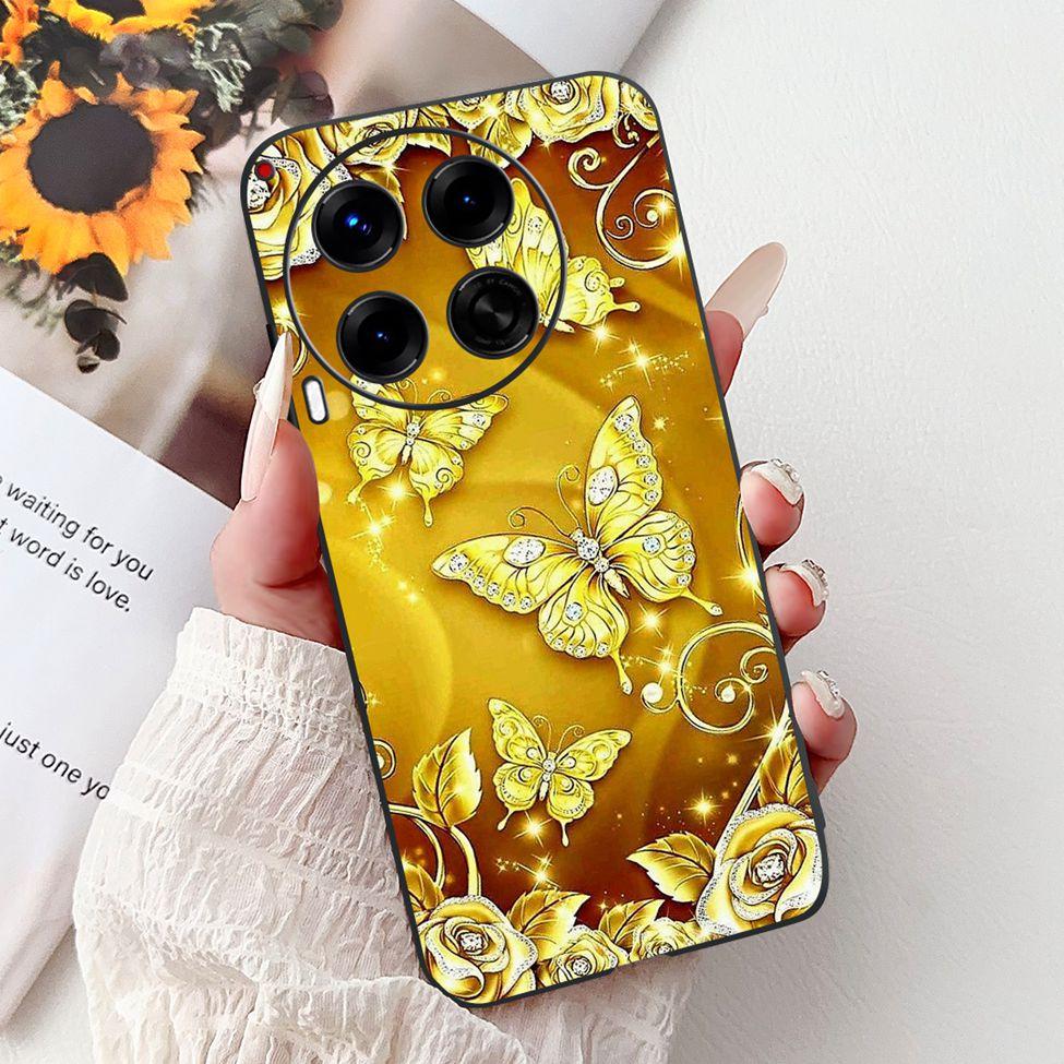 Black For Tecno Camon 30 CL6 CL6k Phone Case For Techno Camon 30 5G CL7 Cover Luxury Fashion Funny Cute Funny Painted Soft TPU