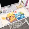 Anim Pokmon Pikachu  Leather Mouse Pad Pokmon Gaming Extra Large Gaming Keyboard Desktop Pad Childrens Writing Table Mat