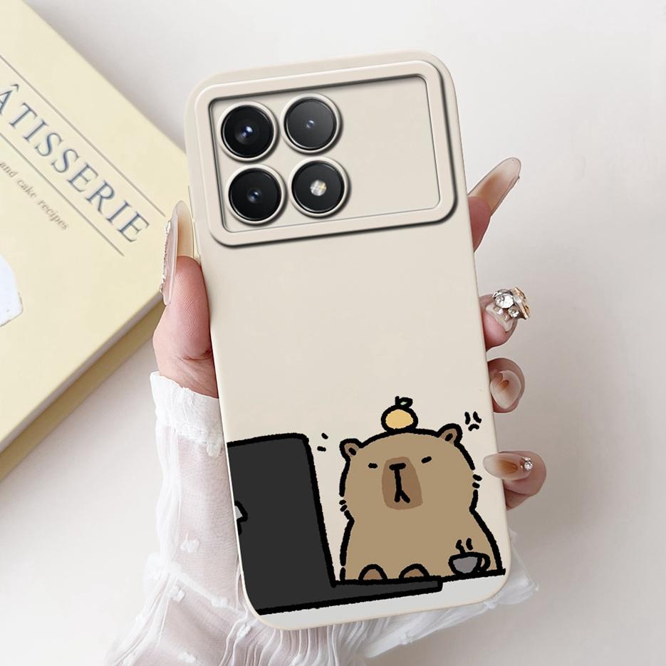 For Xiaomi Poco X6 Pro 5G Case Cute Panda Cartoon Cover Soft Silicone Phone Case For Xiaomi Poco X6 Neo PocoX6 Pro Fundas Bumper