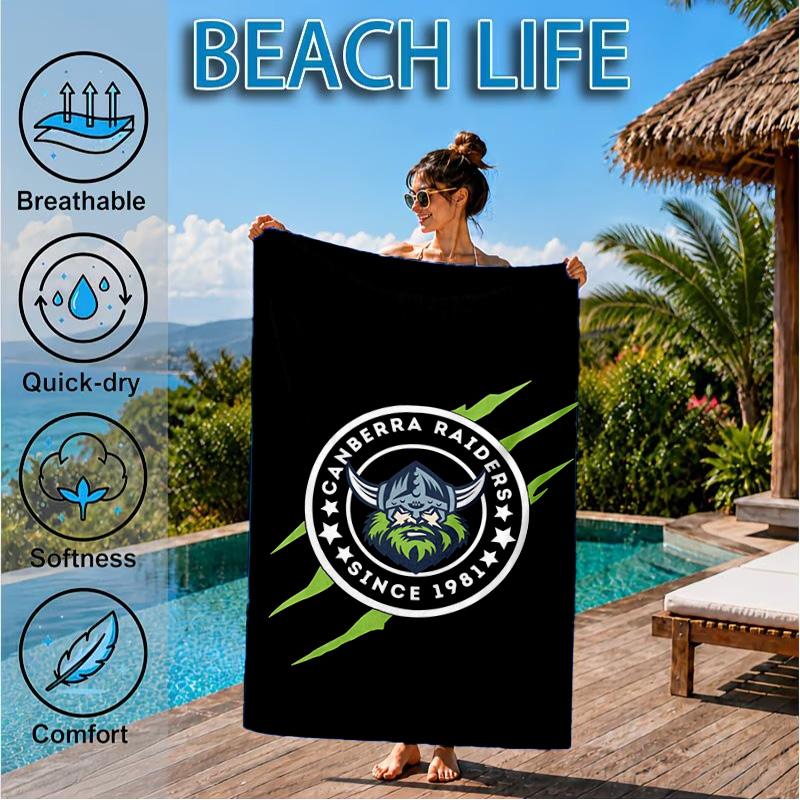 Canberra Camouflage Warrior Beach Towel, Quick-drying, Easy to Care for, Suitable for Both Fitness and Beach Vacations,Sports Essential