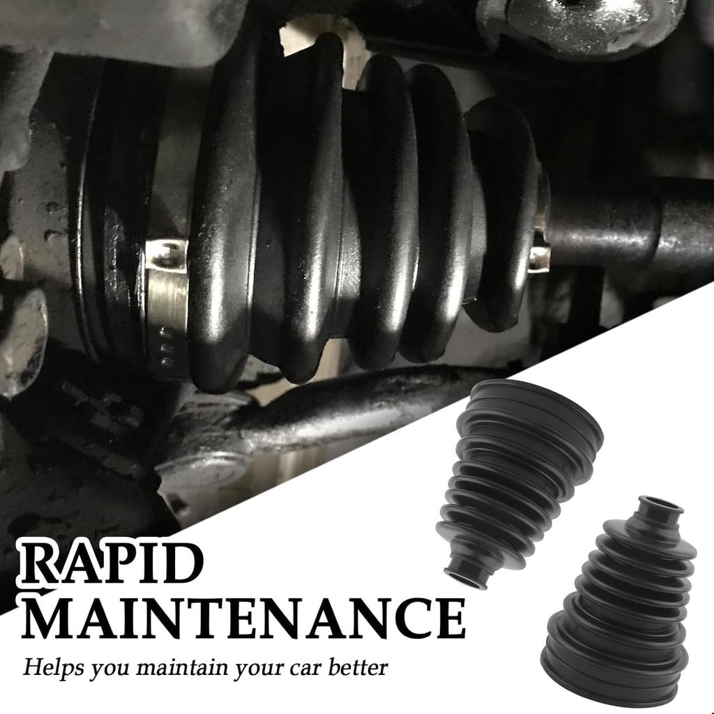 Antriebswellenmanschetten-Satz 2 Stück Antriebswellenmanschetten Universell Gleichlaufgelenk-Manschette Hochflexibel für Autos