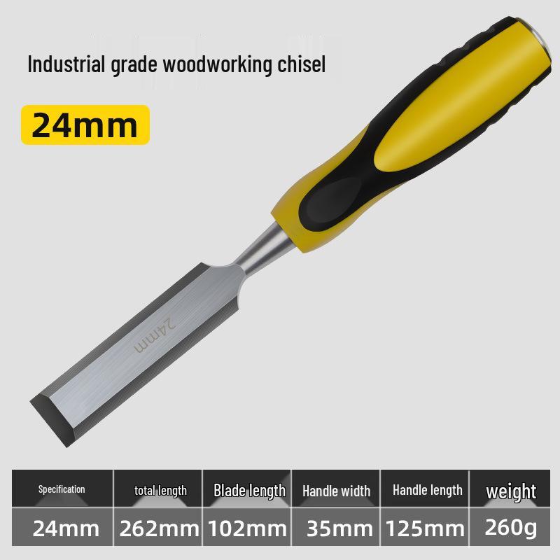 Premium Alloy Steel Woodworking Chisel Set – Complete Flat Chisel Tools for Carving and Decoration
