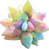 25cm Lifelike Succulent Plants Plush Stuffed Toys Soft Doll Creative Potted Flowers Pillow Chair Cushion for Girls Kids Gift