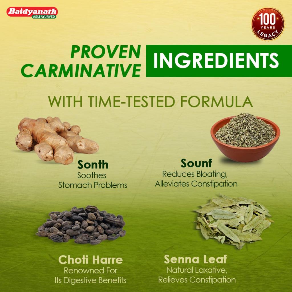 Baidyanath Panchasakar Churna 200g Ayurvedic Herbal Blend for Digestive Wellness and Natural Relief from Gas Bloating and Indigestion