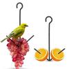 Metal Fruit Bird Feeder Hanging Hook Pet Food Storage Rack Hummingbird Feeder  Yard Porch