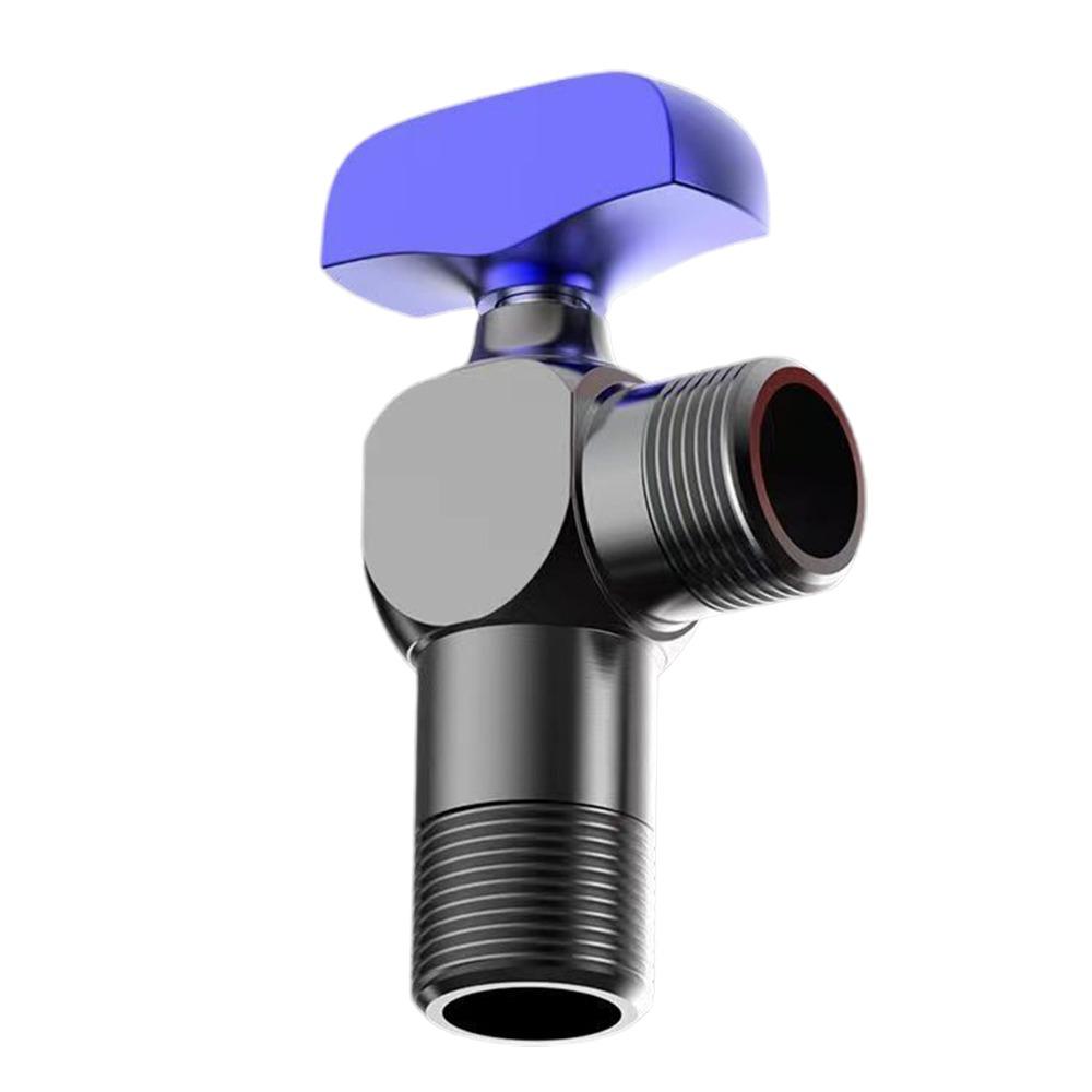 

Утолщенный водорегулирующий клапан красный синий клапан для смесителя в ванной комнате высококачественный угловой клапан ванная комната синий