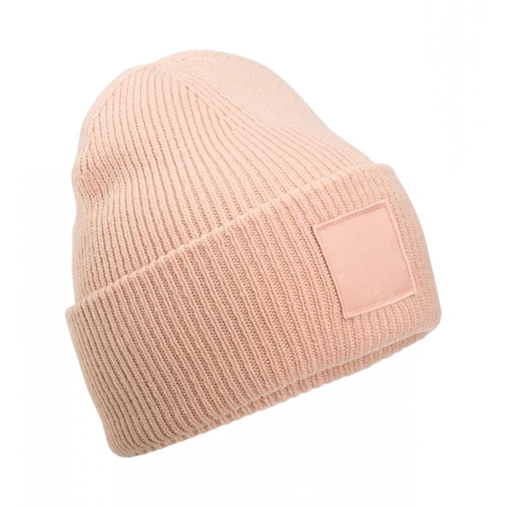 Tonal Patch Deep Cuffed Beanie