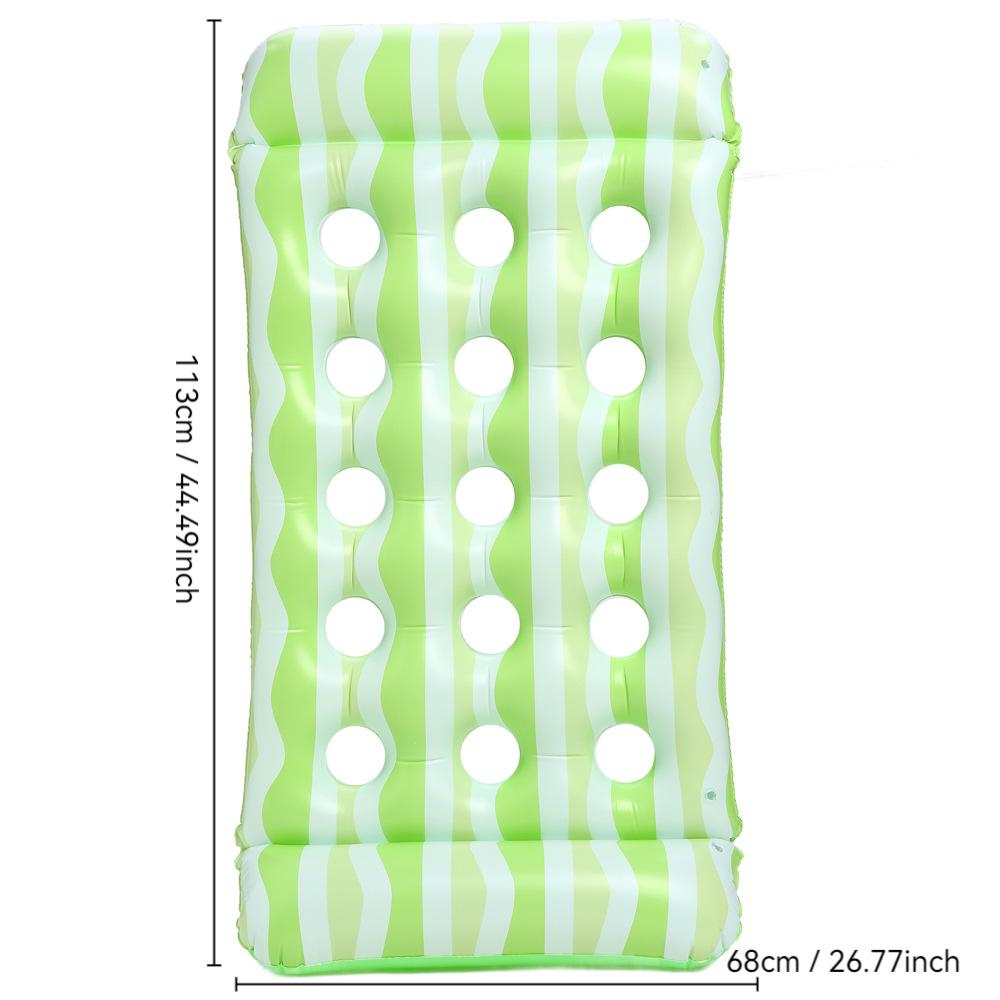 New Style Daisy Stripe Inflatable Pool Float Lounger