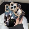Phone Case: 2D flat lambskin suitable for iPhone 18, 17, 16, 15, 14, 13 Pro film protection case,rainy night city, Christmas and Halloween gifts