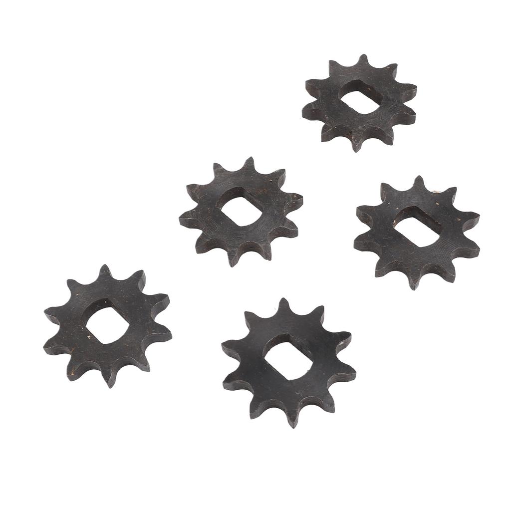 5pcs 428 10T Front Sprocket 12x17mm Inner Diameter 10 Tooth Steel Sprocket for 428 Chain