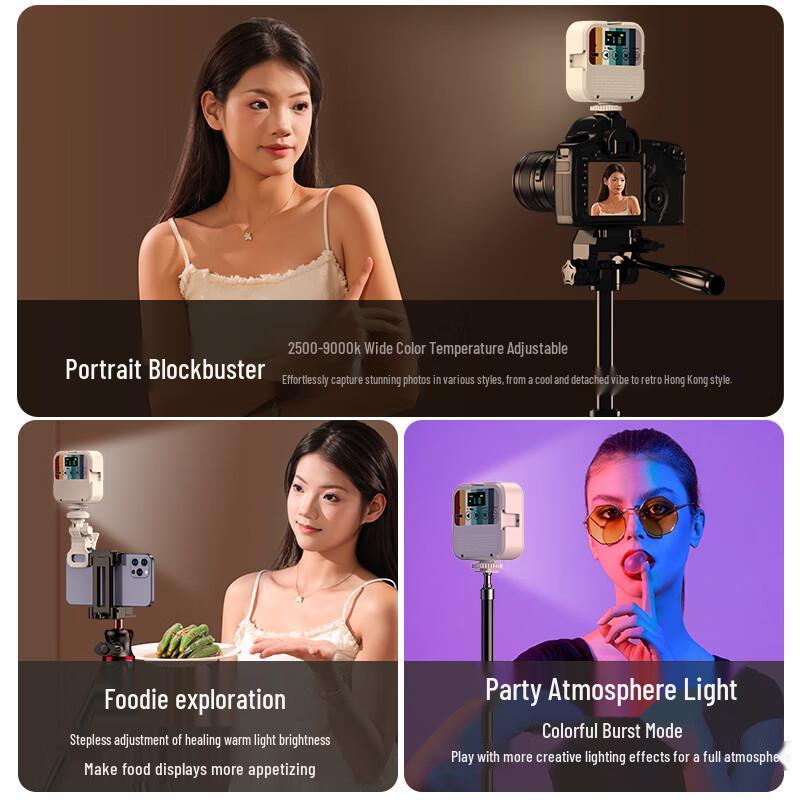 ShuoTu RGB LED Portable Video Light
