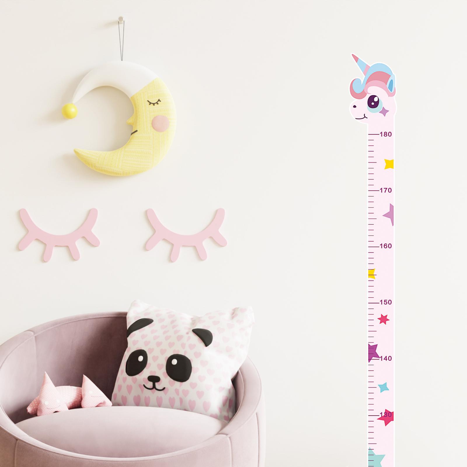 

Cartoon Baby Height Measuring Stick Wall Sticker One Size