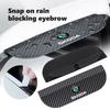 For Car Rearview Mirror Rain Eyebrow Snap-On Carbon Fiber Rain Shield S Kodiaq Octavia 2 3 Yeti Karoq Rapid Fabia VII VRS  ZL8