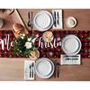 Christmas Table Runner Snowman Christmas Tree Printable Table Runner Dresser Holiday Table Runner Home Dinner Decorations