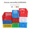 Heavy-Duty Rectangular Plastic Storage Crate