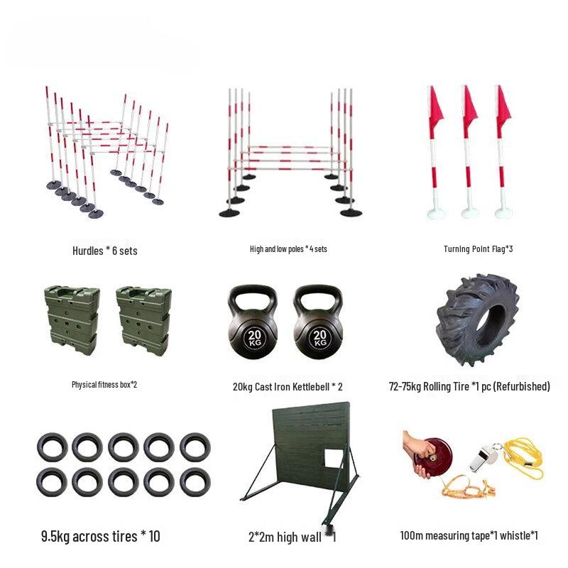 Outdoor Obstacle Course Training Flag