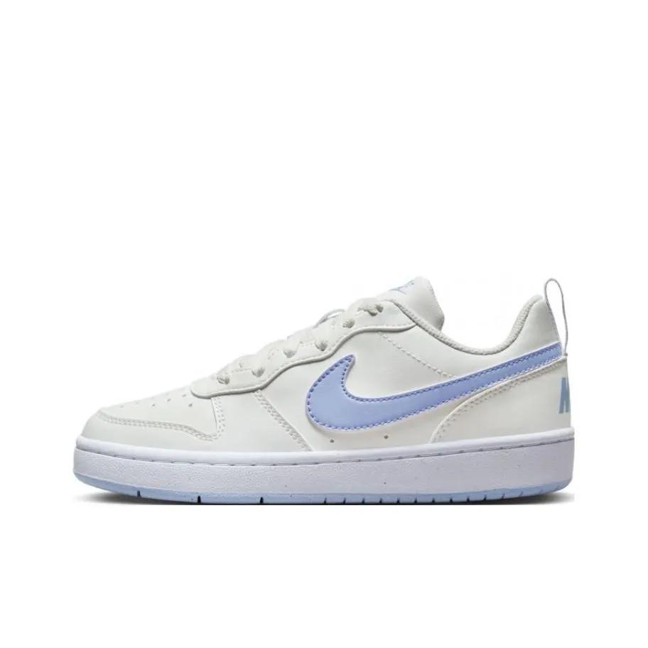Nike Court Comfortable Versatile Simple Non-Slip Wear-Resistant Kids Skate Shoes Men Skate Shoes Blue White DH5246-109