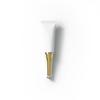 10g White Cosmetic Soft Tube, 10ml Empty Plastic Bottle, Small Capacity Trial Size