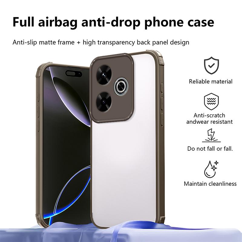 For Redmi A3 Pro A3X Ultra Thin Clear Acrylic Phone Case For Redmi 15 14C 14R 13 13C Transparent Shockproof Cover For Redmi 12