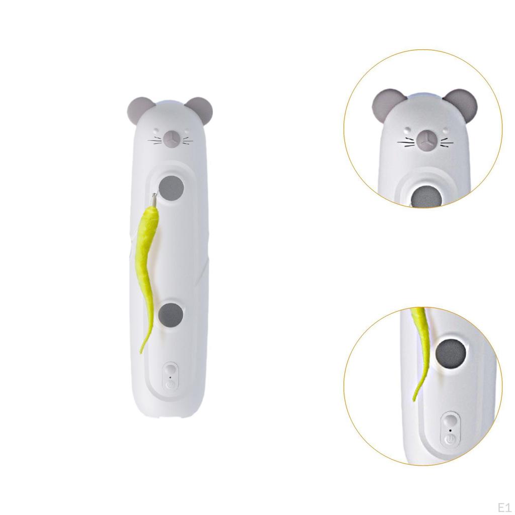 Elektrisches Katzenspielzeug zum Necken Automatisches Rollen Wiederaufladbar Aktivität Interaktiv Intelligent