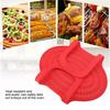 Food Grade Silicone Turkey Lift Pad with Locking Handle Heat Resistant Multipurpose Kitchen Cooking Utensil Tool