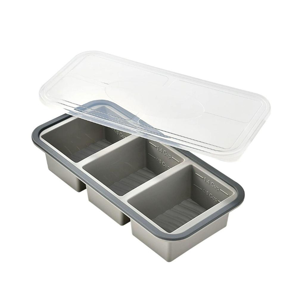 Silicone Food Storage Box - Airtight, Microwave Safe, Fridge & Kitchen Use