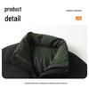 Men's Trendy Winter Down Jacket, Dual Opening, Thickened for Warmth, High-Quality Lapel Outerwear, National Standard Live Stream Best Seller.