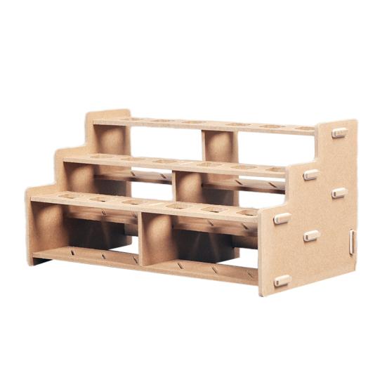 Paint Organizer Multi-Layer Storage Rack Large Capacity High Stability Space-saving Moisture-Proof Paint Rack Stand