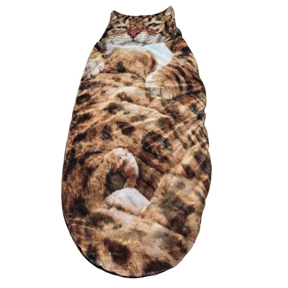 Soft Plush Plush Sleeping Bag Funny Cartoon Design Camping Sleeping Bag Warm Blanket  Indoor Use