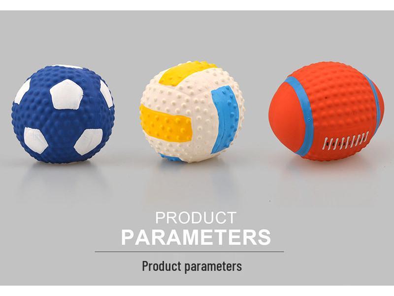 Durable Sounding Dog Toy Ball for Small to Large Dogs - Educational Training Pet Supplies