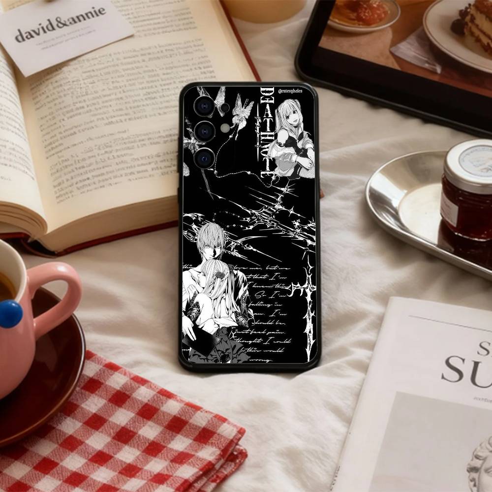 Misa anime D-Death N-Note    Phone Case For Samsung S 25,24,23,22,30,21,10,9,Ultra,Plus,Lite,FE,4,5 G Soft Black Case
