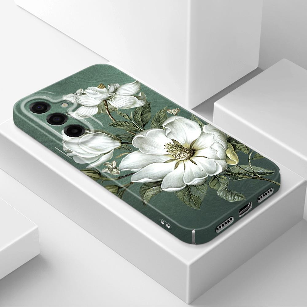 Gorgeous Magnolia Phone Case For Samsung Galaxy A57 A37 A17 A56 A36 A26 A16 A06 A55 A35 A25 A15 A05 4G 5G Film Hard Cover