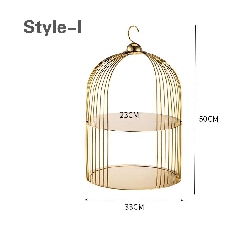 Wedding Buffet Cake Set Up Dessert Table Decorations Display Rack Set European Style Snack Rack Food Stand Cake Stand Cake Stand
