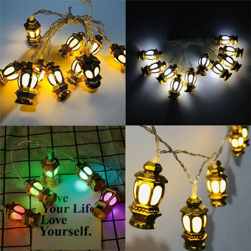 Elegant Lantern Shape Led Fairy String Light For Islam Muslim Home Decor