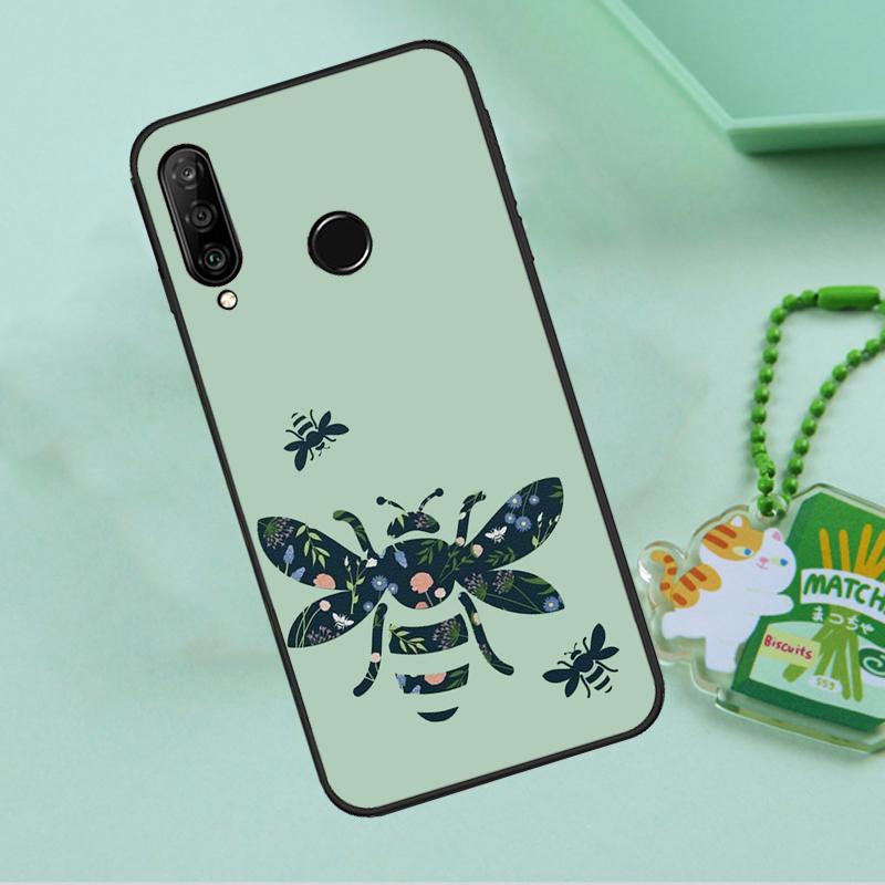 Bee Bumblebee Pattern For Huawei Nova 12s 12i 11i 7i 8i 9 10 SE Y91 Y90 Y60 Y70 Y72 Y61 P60 Pro P30 P40 Lite Case