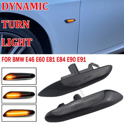 New LED Dynamic Turn Signal Blinker Side Marker Mirror Indicator Light For BMW 1 Series E88 Cabriolet 2008-2013
