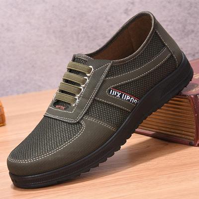 Zapatos de hombre Zapatos de tela de suela blanda antideslizantes individuales para hombre Zapatos casuales transpirables Zapatos de tabla ligeros para hombre